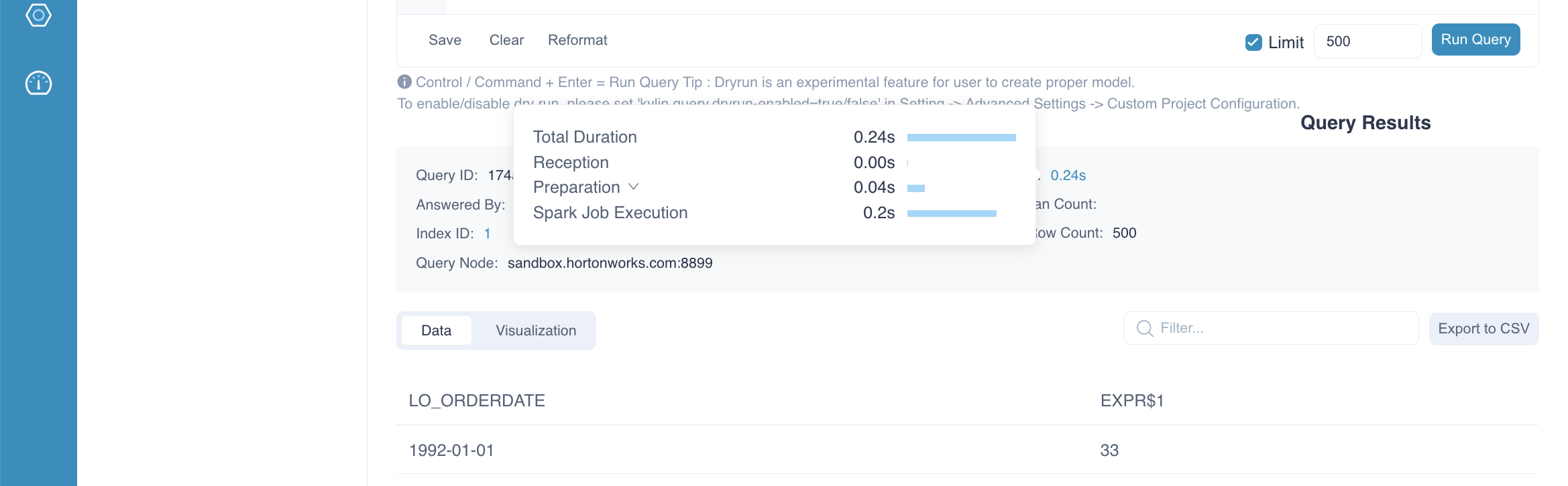 Query Duration